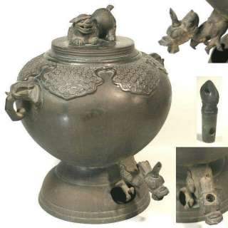 Japanese Buddha TEMPLE Shishi Lion Dog Water Pout Tank  