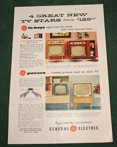 Vintage General Electric GE Television TV Ad Nat Geo  