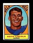 1967 TOPPS #15 KEITH LINCOLN BILLS EX 013371