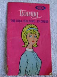 1960s TAMMY TED PEPPER MOM DAD~OUTFIT CATALOG BROCHURE~IDEAL DOLLS 