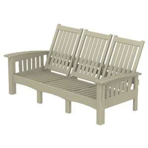  Polywood Mission Sofa in Sand Patio, Lawn & Garden