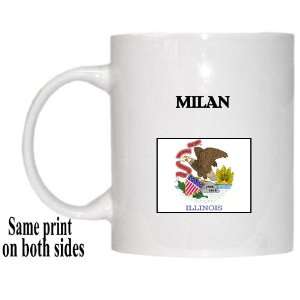  US State Flag   MILAN, Illinois (IL) Mug 