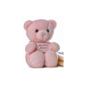  My Baby Sister Plush Pink Teddy Bear By Aurora: Toys 