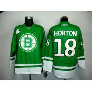   #18 Green NHL Boston Bruins Hockey Jersey Sz48: Sports & Outdoors