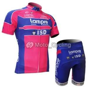  2011 new lampre isd team cycling jersey+shorts bike sets 