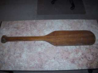 VINTAGE 1968 SOLID WOOD COLLEGE FRATERNITY PADDLE  