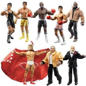  Rocky III Action Figures Case Toys & Games