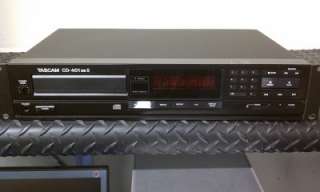 Tascam CD 401 MKII Rack Mount CD Player