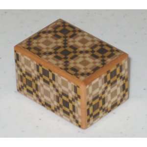    Wooden Japanese Secret Puzzle Box Mame 14 step: Home & Kitchen