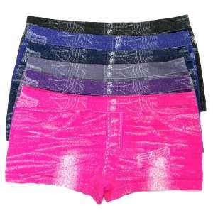 HS Women Seamless Underwear Boyshort Jean Design2 (size ONE SIZE) 6 