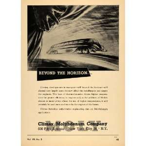 1953 Ad Climax Molybdenum Co. Moly Steel Products NY   Original Print 