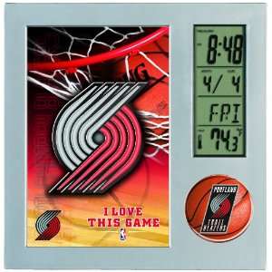  NBA Portland Trailblazers Digital Desk Clock: Sports 