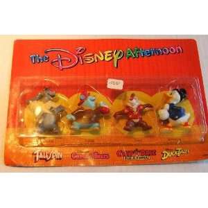   Set of 4 Pvc Figures : Chip N Dale, Scrooge Mcduck Baloo Gummi Bears