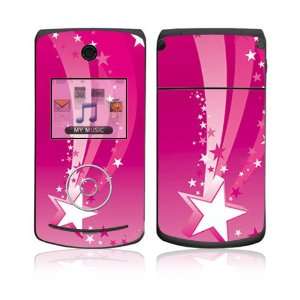  LG Chocolate 3 Decal Skin Sticker   Pink Stars Everything 