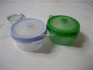 Tupperware Stuffable keychain Green + Blueberry New  