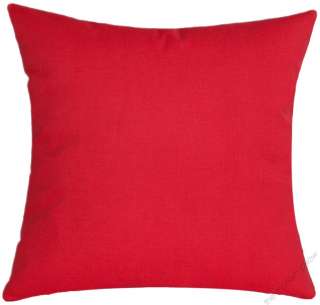 18 solid lipstick red throw pillow cover  