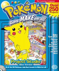 Pokemon Projects Studio Blue Version Retail Box NEW  