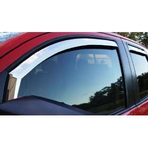  (2009   2012) Ford F 150 Crew Cab In Channel Chrome Window 