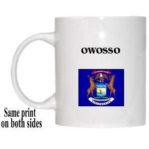  US State Flag   OWOSSO, Michigan (MI) Mug: Everything Else
