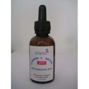 Vitamin C Skin Serum 20% (L ascorbic Acid) with Hyaluronic Acid 