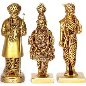  Swaminarayan Ji   Brass Sculptures