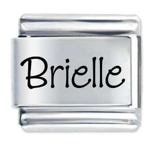  Name Brielle Gift Laser Italian Charm: Pugster: Jewelry