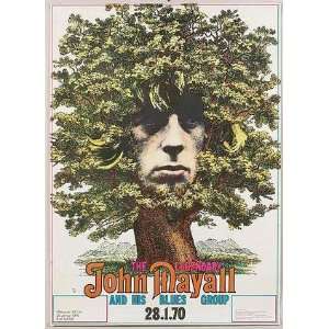  John Mayall Germany Original Concert Poster 1970