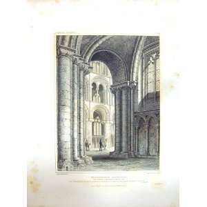    1827 PETERBROUGH CATHEDRAL BARTLETT KEUX ENGRAVING
