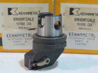 KENNAMETAL KM40MTGNL3 BORING BAR HEADS, NEW  