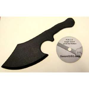 Tactical Training Axe Escrima Toy & 12 Strike Pattern DVD Video 