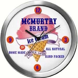  MCMURTRY 14 Inch Ice Cream Metal Clock Quartz Movement 