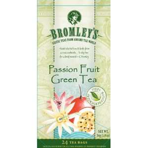 Bromleys Tea ~ Passion Fruit Green ~ 3 Grocery & Gourmet Food