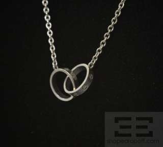 Cartier 18K White Gold Love Necklace  