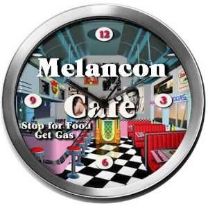  MELANCON 14 Inch Cafe Metal Clock Quartz Movement Kitchen 