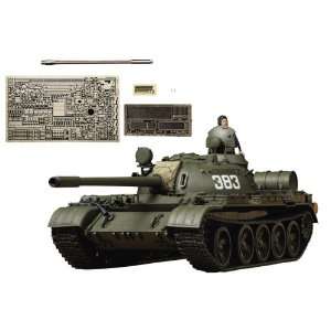  1/35 Russian Tank T 55A w/Aber PE Parts/Barrel: Toys 