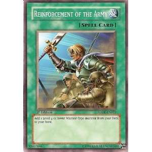  Reinforcement of the Army Yugioh Common SDDE EN022 Toys & Games