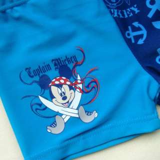   Mickey Mouse Boys Swimsuit Swimming Trunks Swim Shorts SZ 3 10Y  