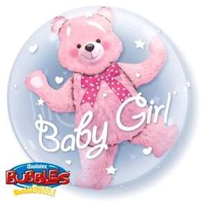  Pink Bear Double Bubble Balloon Toys & Games