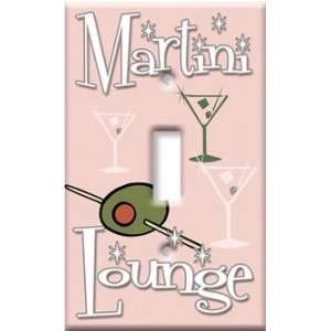  Switch Plate Cover Art Martini Lounge Wine Drink tS
