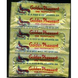  Vintage Golden Pheasant Prohylactics / Condoms Everything 