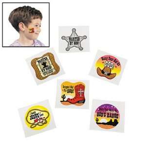 Vacation Bible School Western Tattoos (72 pc): Toys 