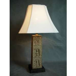  Stone Buddha Table Lamp with Shade: Home Improvement
