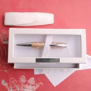    Personalized Champagne Pen with Swarovski Crystals 