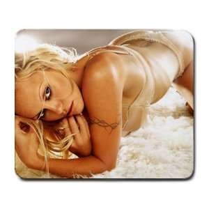 Pamela Anderson Large Mousepad