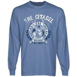  Citadel Bulldogs The Big Game Long Sleeve T Shirt   Light 