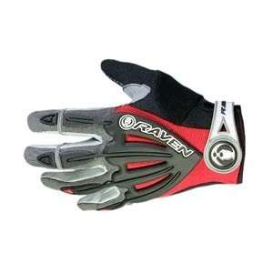  Raven Red Morphion Gel Paintball Gloves