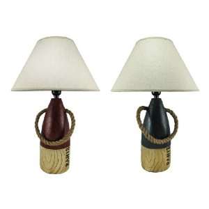  Pair of Nautical Buoy Bedside Table Lamps: Home 