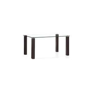  Zuo Modern Column Dining Table Black Leatherette   107840 