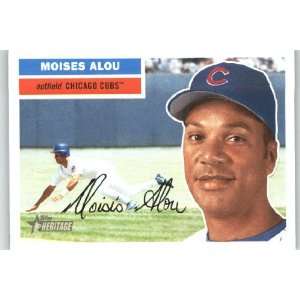  2005 Topps Heritage #462 Moises Alou SP   Chicago Cubs 
