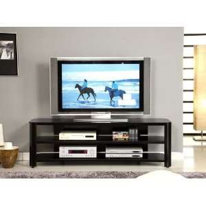  Innovex Home Furnishings 43 Glass TV Stand: Home & Kitchen